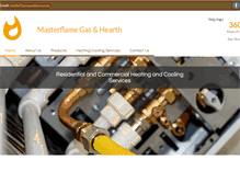 Tablet Screenshot of masterflamegas.com